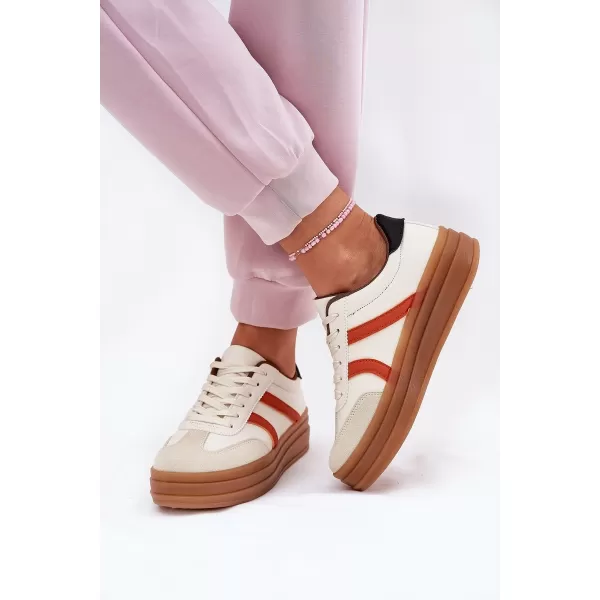  Damen-Sneaker EVENTO TOLIANNA BEIGE/ORANGE 