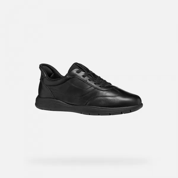  Herren-Sneaker GEOX SPHERICA EC2 PLUS FAST IN G014671 SCHWARZ 