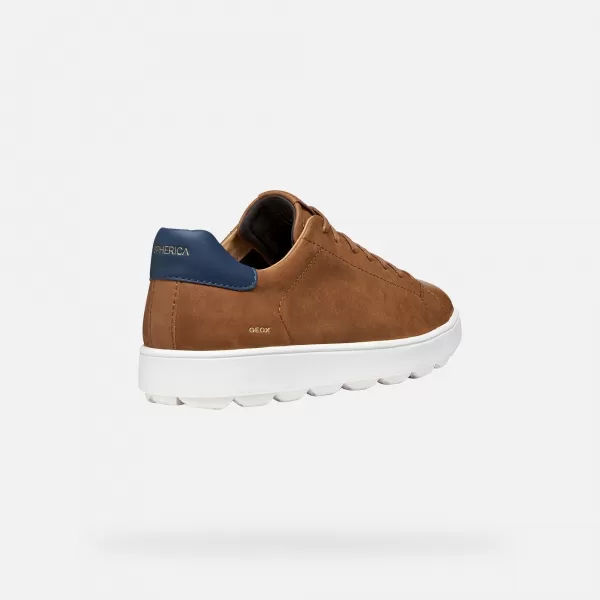  Herren-Sneaker GEOX SPHERICA ECUB-1 G014537 HELLBRAUN 