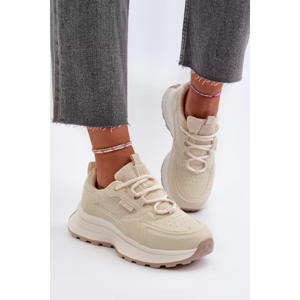  Damen-Sneaker BIG STAR NN274A105 BEIGE Big Star Shoes 