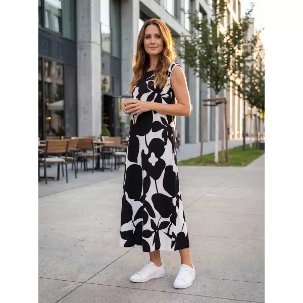  Kleid ALTISPORT HELAINE WEIß/SCHWARZ 