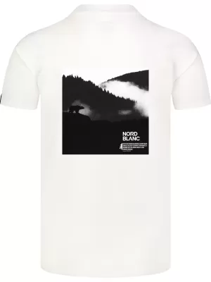 Herren-T-Shirt NORDBLANC NOTHINGNESS NBSMT8150 WEIß