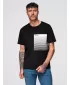 Herren-T-Shirt OMBRE OM-TSPT-0246 SCHWARZ