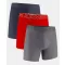 Herrenshorts UNDER ARMOUR PERFORMANCE TECH-SOLID 6IN-3PK 1383878-044 GREY
