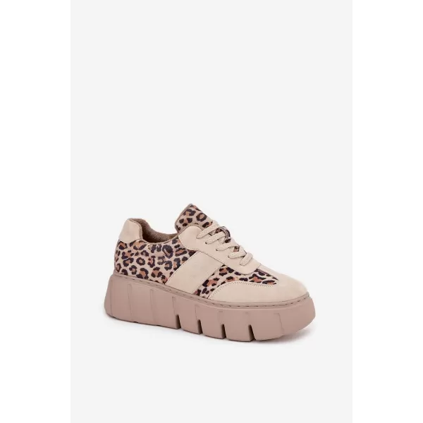  Damen-Sneaker VINCEZA LEOPARDO BEIGE 