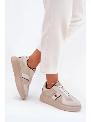 Damen-Sneaker LOPEZ JUST DARE SS2D4003 BEIGE Daniel Lopez Just Dare