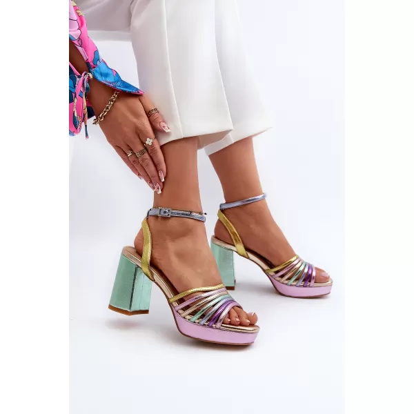  Damensandalen D&A CR920 LILA 