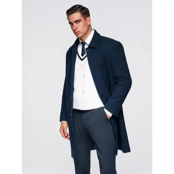  Herrenmantel OMBRE OM-COWC-0135 MARINEBLAU 