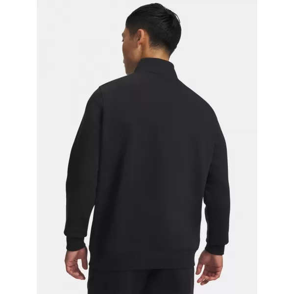  Herren-Sweatshirt UNDER ARMOUR ICON FLEECE 1/4 ZIP 6012710-001 SCHWARZ 
