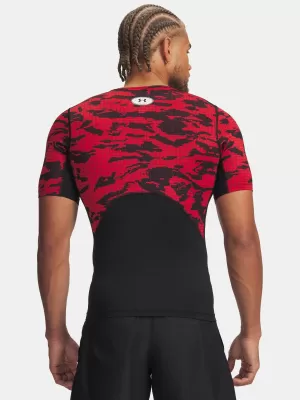 Herren-T-Shirt UNDER ARMOUR HG PRINTED SS 6009657-002 SCHWARZ