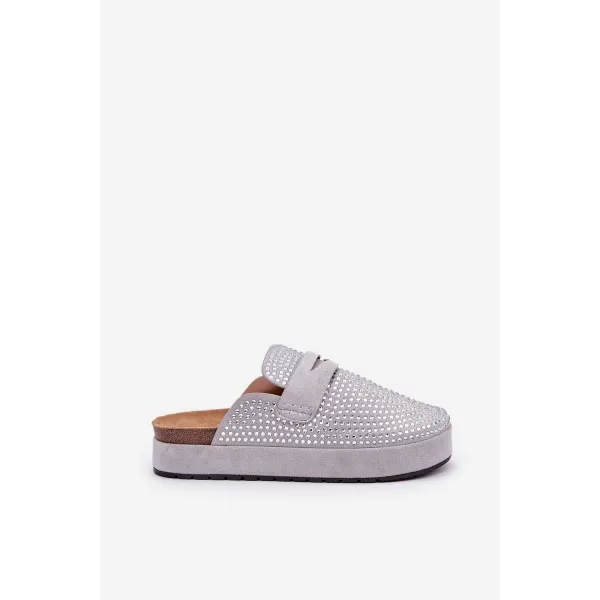  Damenhausschuhe BOTO DEORANI 35467 SILBER 
