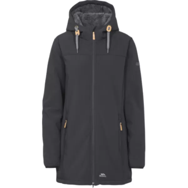  Softshell-Mantel für Damen TRESPASS KRISTEN SCHWARZ 