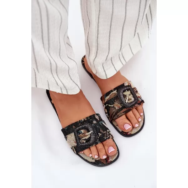  Damenhausschuhe BOTO CLARIOLA 37411 SCHWARZ 