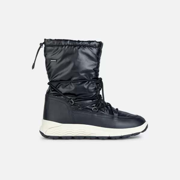  Damen-Stiefeletten GEOX SPHERICA 4X4 B ABX G011646 SCHWARZ 