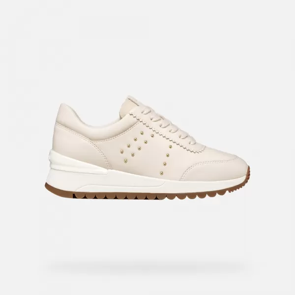  Damen-Sneaker GEOX DESYA G012843 CREMIG 