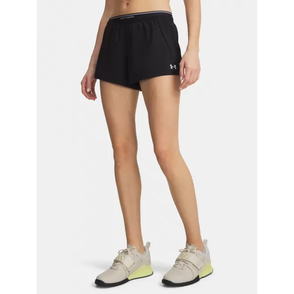  Damen-Shorts UNDER ARMOUR VANISH WOVEN 3IN SHORTS 6009965-008 SCHWARZ 