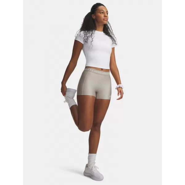  Damen-Shorts UNDER ARMOUR HEATGEAR SHORTY 6010725-203 BRAUN 