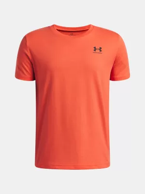 T-Shirt für Jungen UNDER ARMOUR B SPORTSTYLE LC SS 1389962-690 ROT
