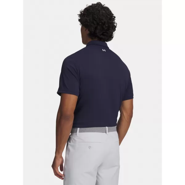  Herren-T-Shirt UNDER ARMOUR T2G PIQUE POLO 6012303-410 BLAU 