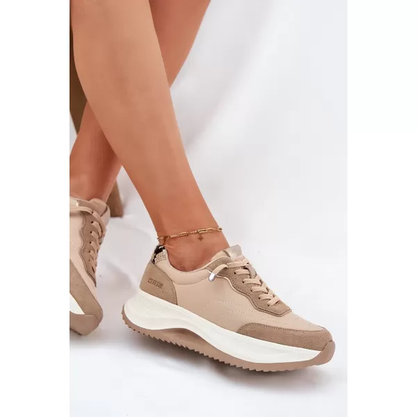  Damen-Sneaker BIG STAR RR274A345 BEIGE Big Star Shoes 
