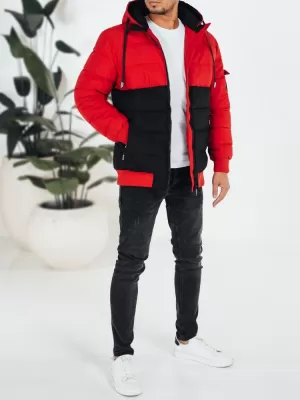 Herrenjacke DSTREET TX5100 SCHWARZ/ROT