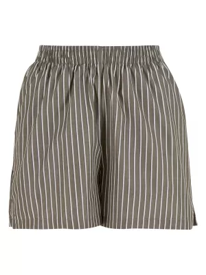 Damen-Shorts URBAN CLASSICS TB6845 OLIV/WEIß