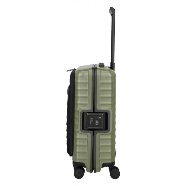  Koffer TITAN Overseas S Front pocket Forest green WALDGRÜN 