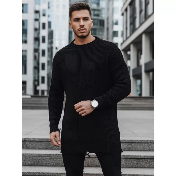  Herrenpullover DSTREET WX1962 SCHWARZ 