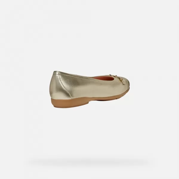  Ballerinas für Damen GEOX ANNYTAH G012969 GOLDEN 