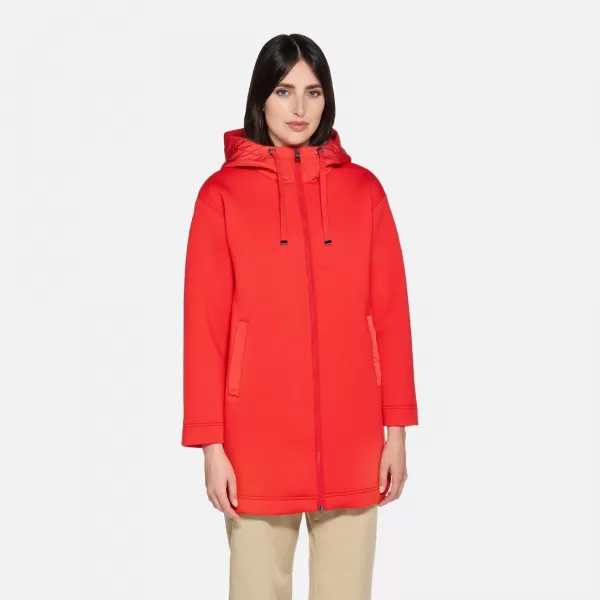  Damenparka GEOX SWEATER G012427 ROT 