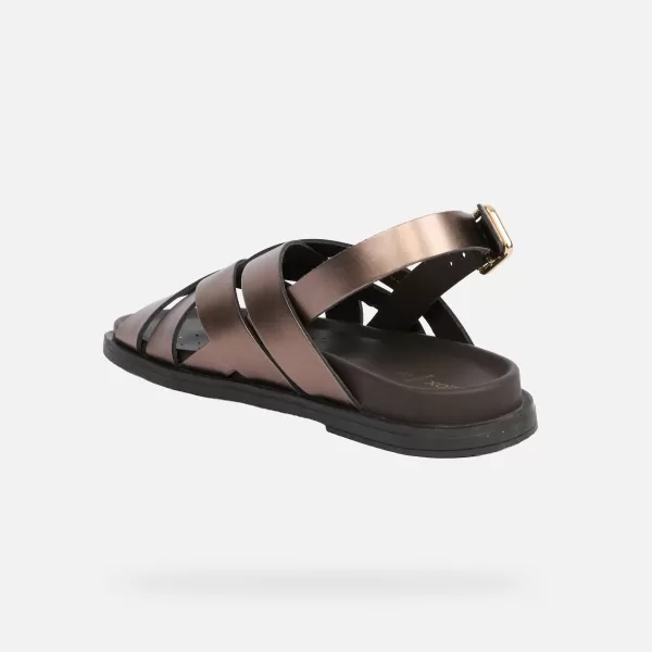  Damensandalen GEOX ADELASH G012818 BRAUN 