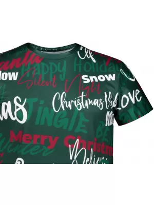 Herren-Weihnachtsshirt Premium ALTISPORT VOJ/ALMVN9TR06 GRÜN
