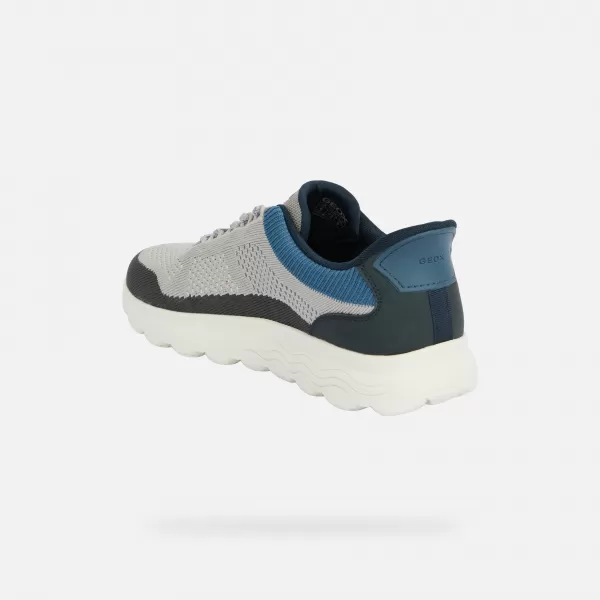  Herren-Sneaker GEOX SPHERICA PLUS FAST IN G014664 GRAU 
