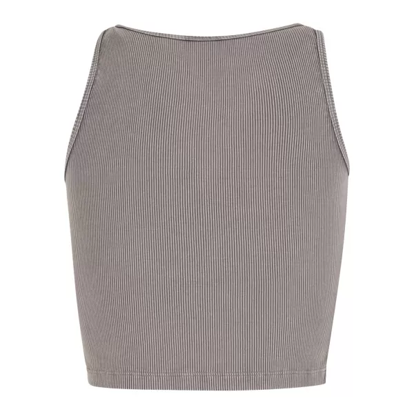  Damen-T-Shirt URBAN CLASSICS TB7482 STAHLGRAU 