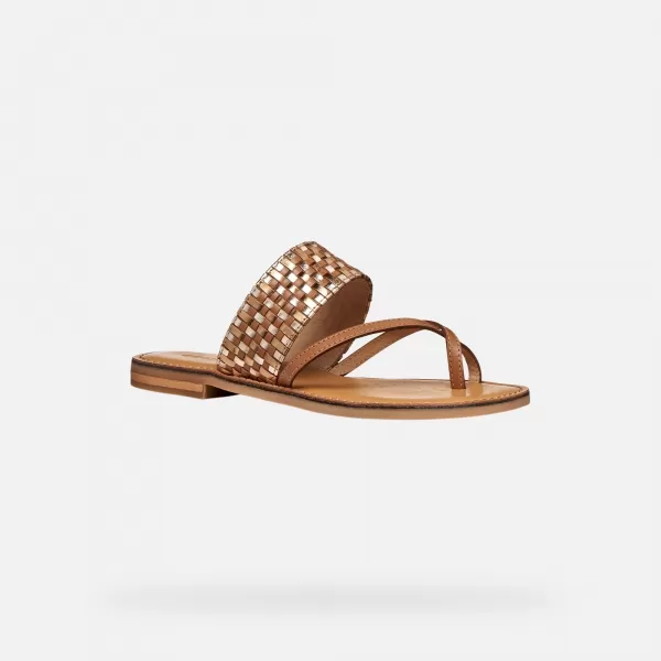  Damensandalen GEOX MADDALUSIAC G013192 BRAUN 