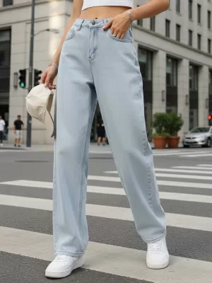 Damenhosen DSTREET UY2893 BLAU