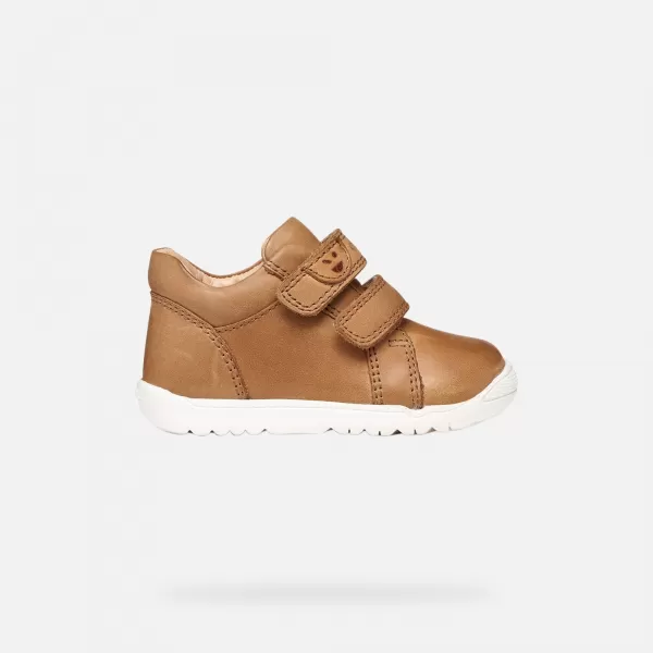  Turnschuhe für Jungen GEOX MACCHIA B254NB000CLC6627 HELLBRAUN 