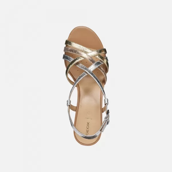  Damensandalen GEOX VIRNILISA 65 S G012824 GOLDEN 