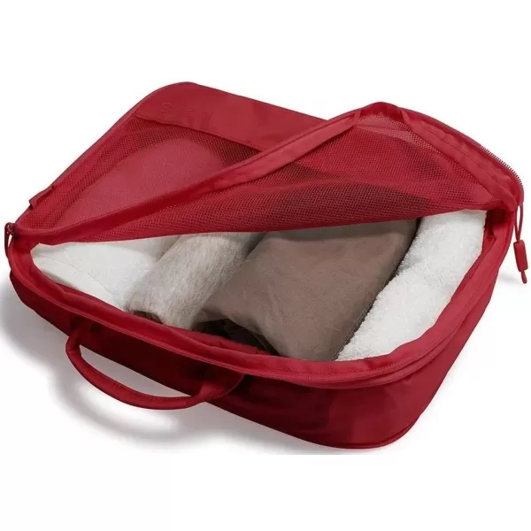  Koffer HEYS Ecotex Compression Packing Cube 4 Pc Set ROTER AHORN 