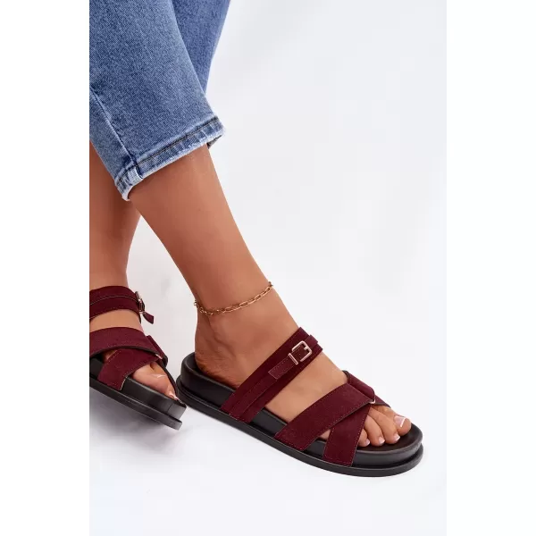  Damenhausschuhe BOTO SELORINA 41592 BURGUND 