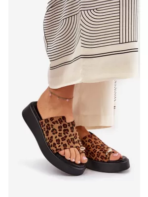Damensandalen BOTO SAQESSE 36267 LEOPARD
