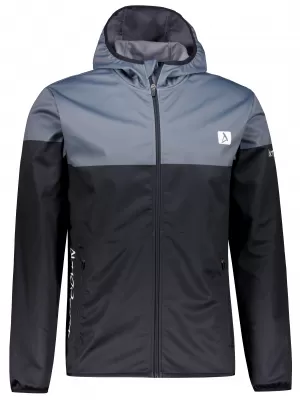 Premium-Softshelljacke für Herren ALTISPORT VOJ/ALM051JACK01 GRÄULICHES SCHWARZ