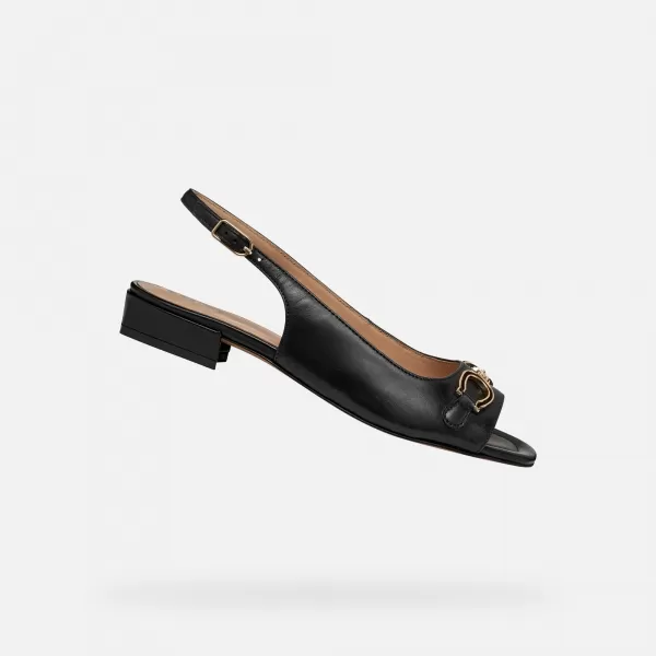  Damensandalen GEOX NEW ERAKLIA 15 G012993 SCHWARZ 