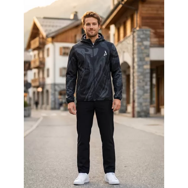  Premium-Softshelljacke für Herren ALTISPORT VOJ/ALM072JACK01 SCHWARZ 