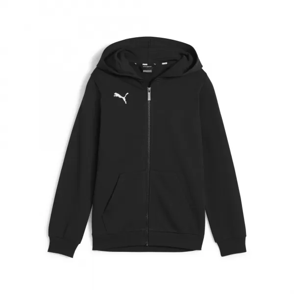  Kinder-Sweatshirt PUMA TEAMGOAL CASUALS HOODED JKT 658596_03 PUMA SCHWARZ/PUMA WEIß 