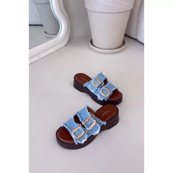  Damenhausschuhe BOTO RENELISSE 41325 HELLBLAU 