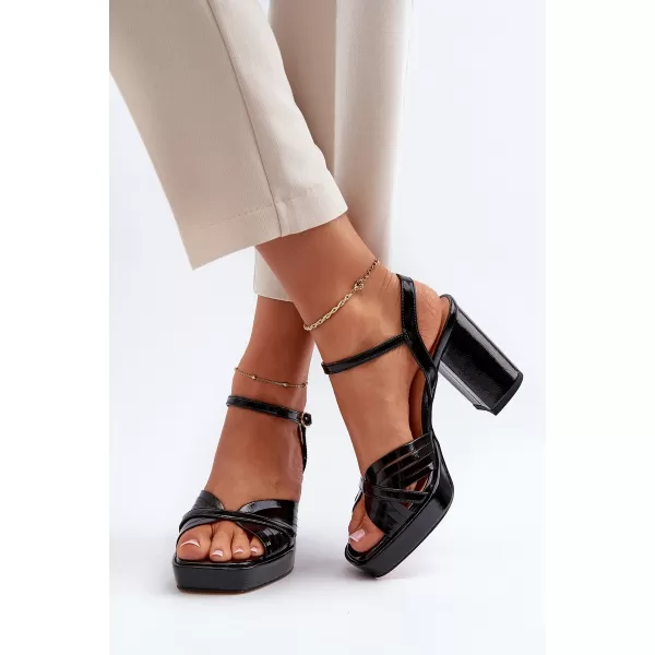  Damensandalen D&A MR38-668 SCHWARZ 