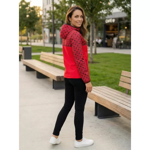  Premium-Softshelljacke für Damen ALTISPORT VOJ/ALW048JACK01 ROT 