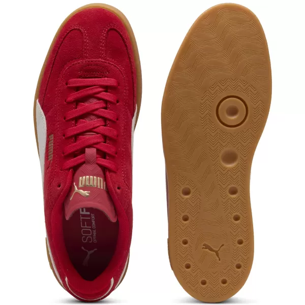  Stiefel PUMA CLUB II ERA SUEDE 400717-08 FORATRED/P.WHITE/ FORATRED/P.WHITE/PUMA GOLD 
