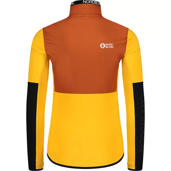  Powerfleece-Sweatshirt für Damen NORDBLANC RIVA NBWFL8289 BERNSTEIN 